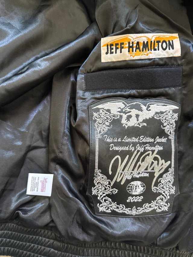 2022 Jeff Hamilton x Red Bull Records x BLXST Before You Go Varsity Jacket Size Small
