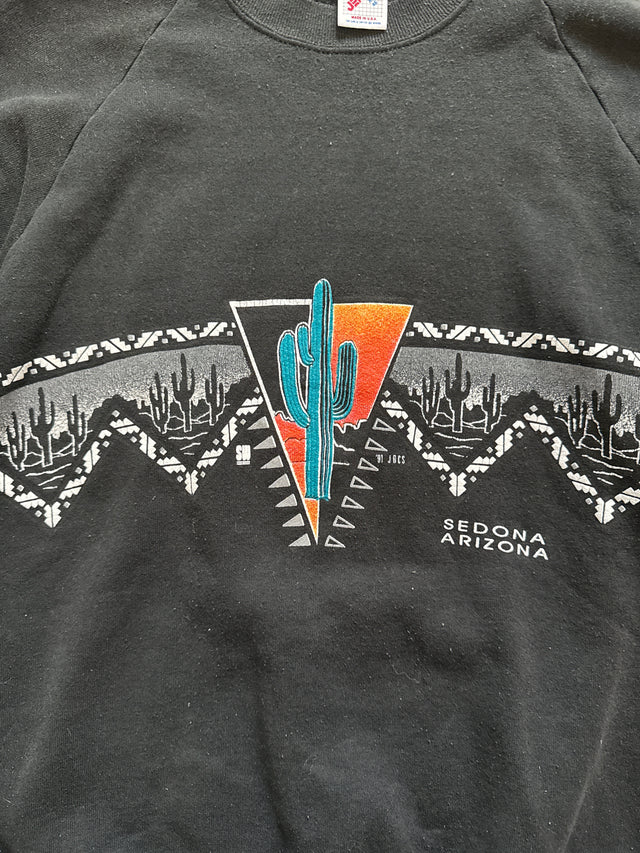 Vintage 1997 Jerzees Sedona Arizona Southwest Crewneck Made in USA XL