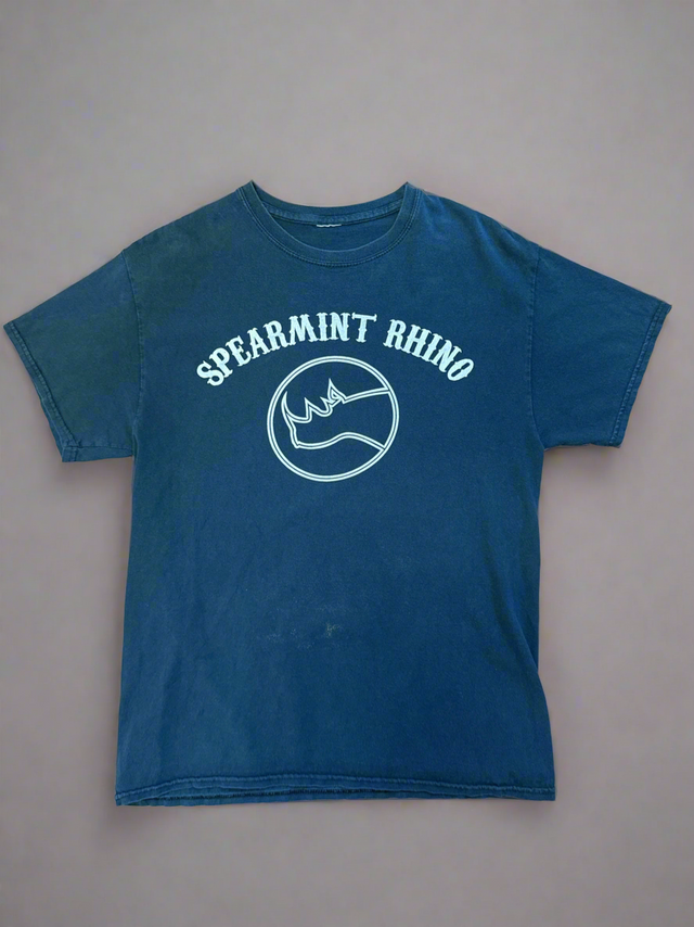 Vintage Y2K Spearmint Rhino Logo Tee Size M