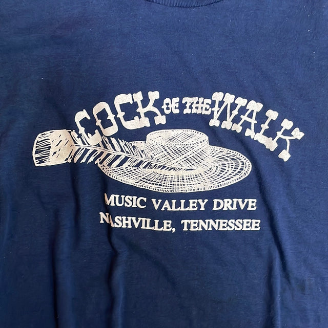 Vintage 1980s Cock of the Wall Nashville TN Shirt XL