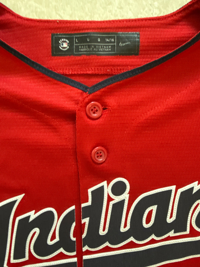 Cleveland Indians Nike MLB Baseball Jersey Red Youth Large 14/16