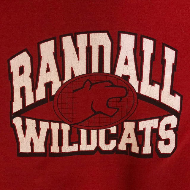 Vintage Randall Wildcats Sweatshirt Large