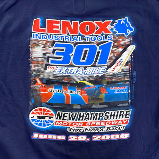 Chase Nascar Lenox 301 Extra Mile Double Sided T Shirt 2008 New Hampshire XL