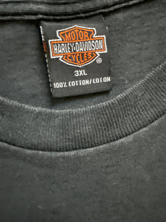 Vintage 2001 Harley-Davidson Fat Boy Barnett Harley-Davidson El Paso Texas T-Shirt 3XL