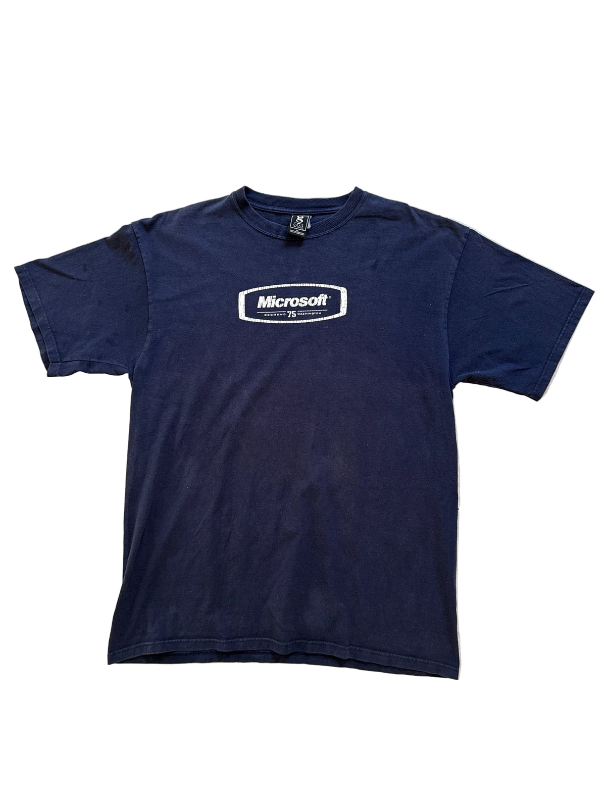 Vintage Y2K 2000s Microsoft Redmond 75 Logo T-Shirt XL – Milk Room 