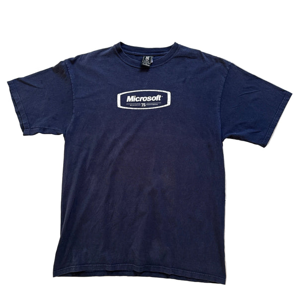 00's Microsoft tee vintage tee 企業tee Vintage Y2K 2000s Microsoft Redmond 75 Logo T-Shirt XL – Milk Room