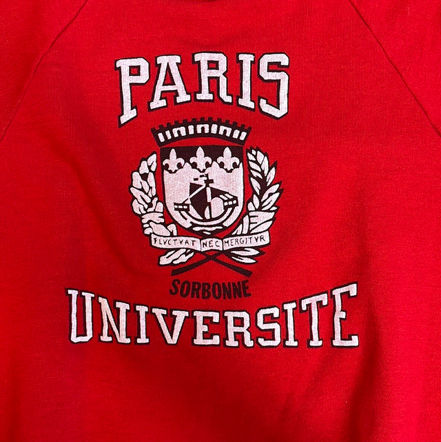 Vintage Sorbonne Paris University Crewneck M