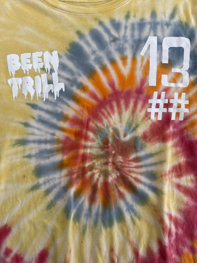 Been Trill Tie Dye T-Shirt Size Medium Virgil Abloh Heron Preston Era