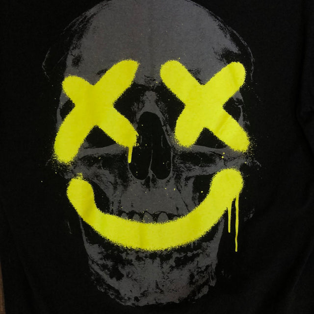 Volumes Skull Neon Smiley Face L