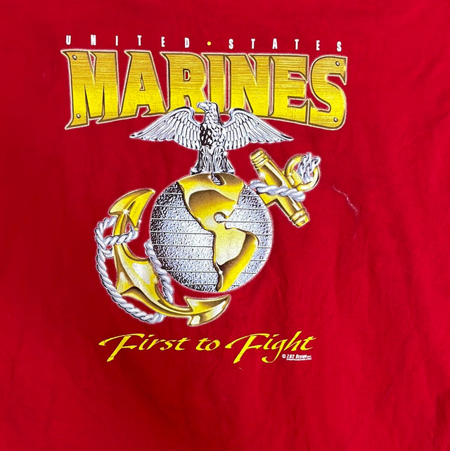 Vintage 90s United States Marines Tee Size XXL