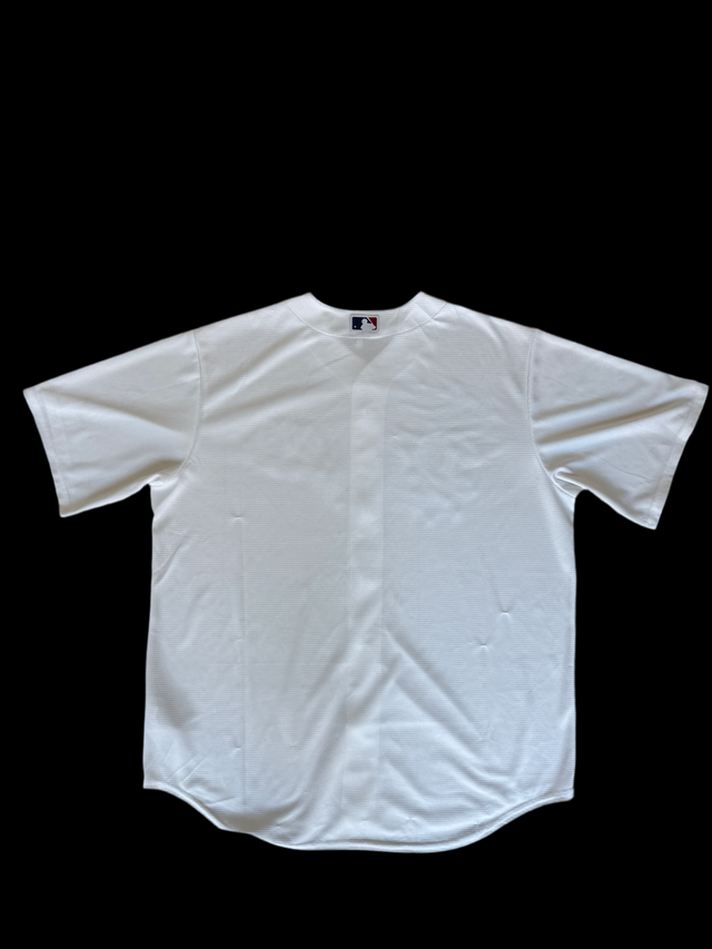Nike MLB Los Angeles Dodgers Authentic Home Jersey (White Blank, XL)