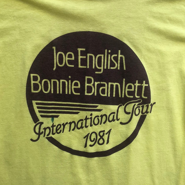 1981 Joe English Bonnie Bramlet Tour Tee XL
