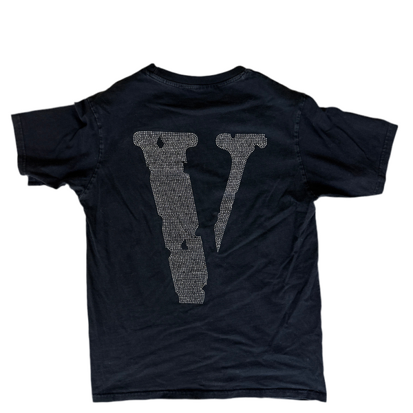 Purple Vlone Friends Vlone T Shirt Men VLONE “FRIENDS-” Rhinestone