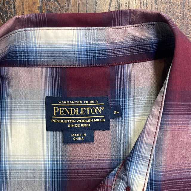 Pendleton Pearl Snap Western Shirt XL
