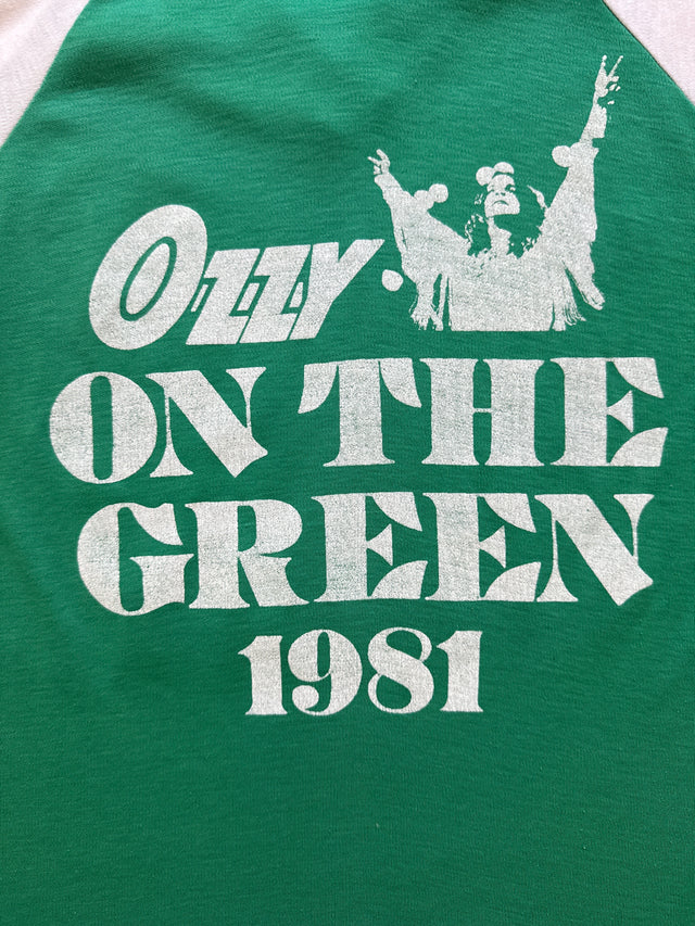 Vintage 1981 Ozzy Osbourne Blizzard of Ozz Vintage Tour Jersey T-Shirt Size M/L