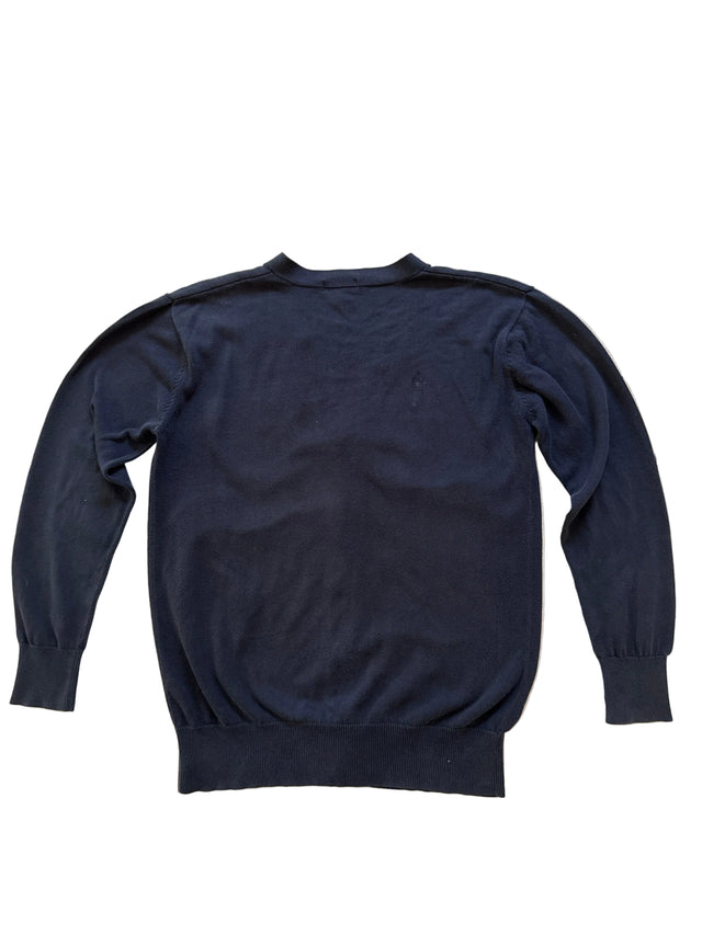 Comme des Garçons PLAY Heart Logo Navy Cardigan Size M