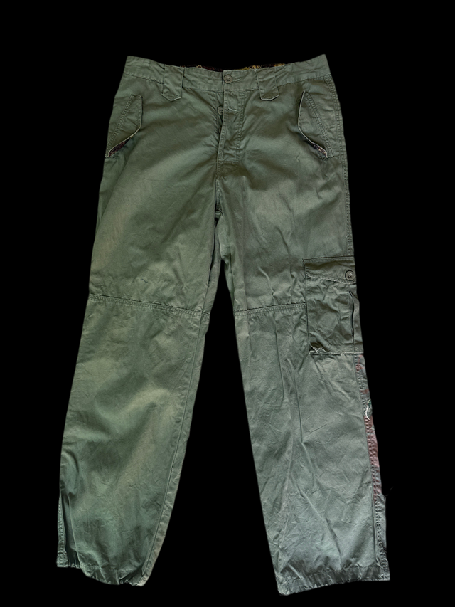 Dragonfly Cargo Pants Embroidered Dragon & Sword (34x32)