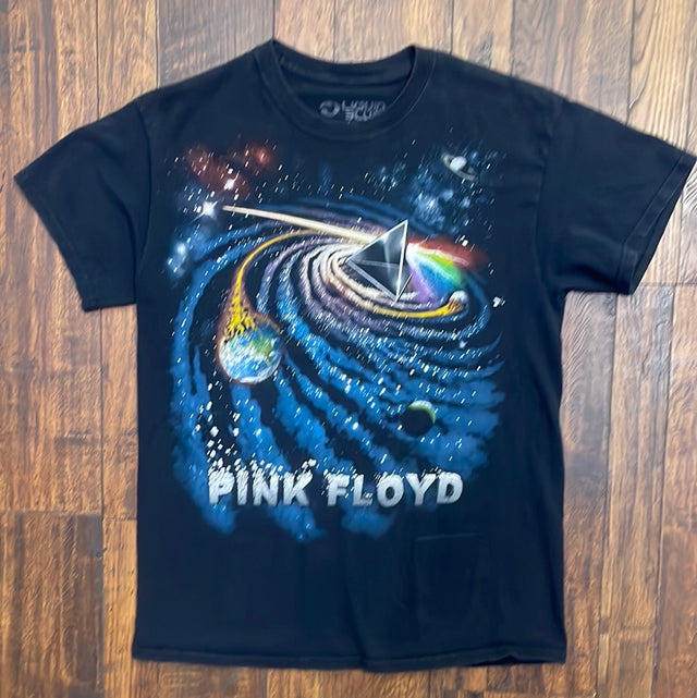 Liquid Blue Pink Floyd Galactic Tee Medium