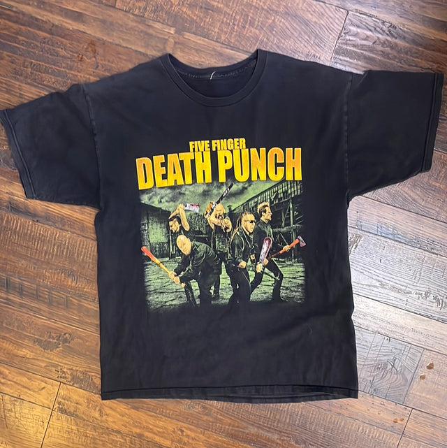 Five Finger Death Punch Shinedown 2016 Tour Shirt XL