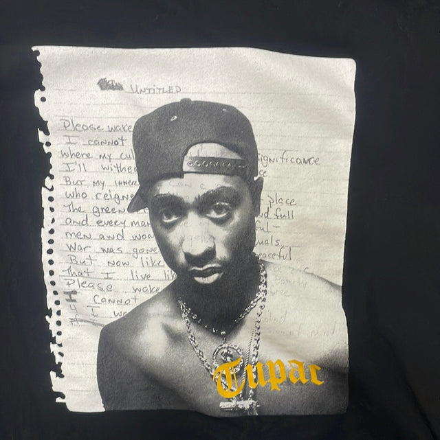 Tupac Cross Colours Poetic Shirt L