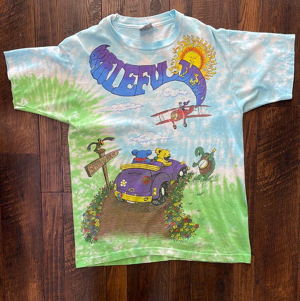 Vintage 1992 Grateful Dead Spring Tour Liquid Blue Shirt L – Milk 
