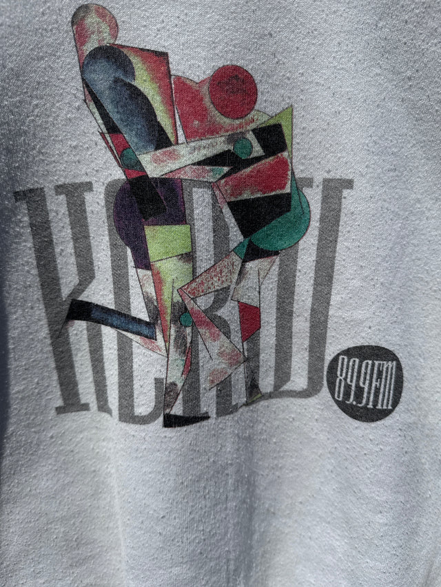 Vintage 90s KCRW Radio Station Crewneck Sweatshirt – Medium