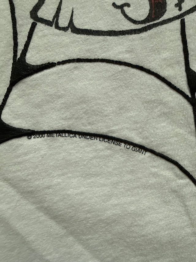 Vintage 2000 Metallica MetClub 2001 James Hetfield Art Spider Web Skull T-Shirt XL