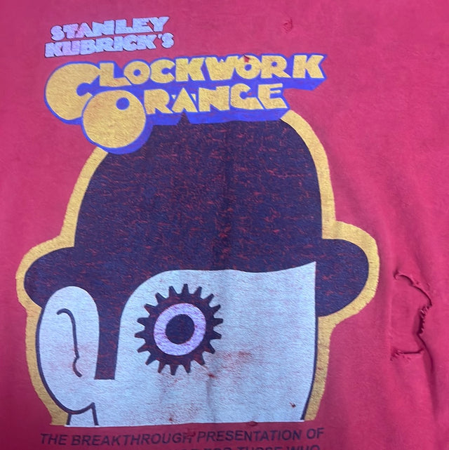 Vintage Clockwork Orange Shirt M Distressed