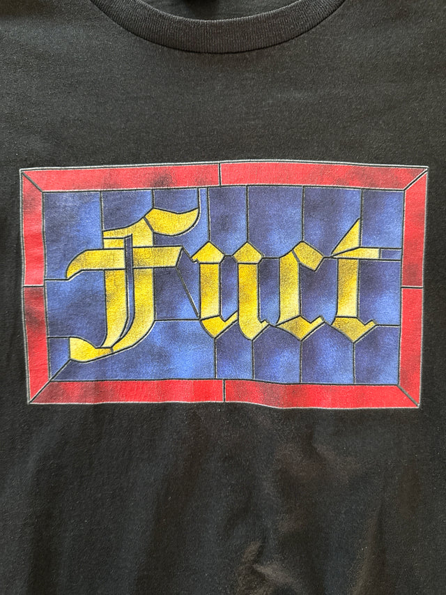 Vintage FUCT “Stained Glass Logo” T-Shirt Original Tag (Size L, Made in USA)