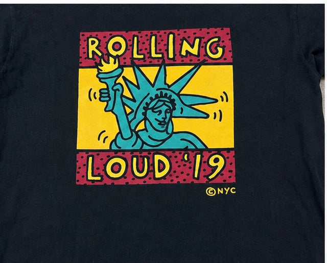 Rolling Loud 2019 NYC Long Sleeve T Shirt Juice WRLD Travis Scott Size Large