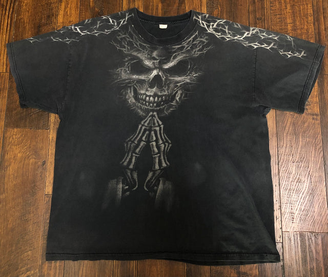 Vintage Praying Skull Shirt XL
