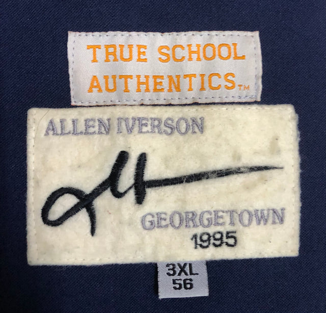 Allen Iverson Georgetown True School Authentics Jersey 3XL