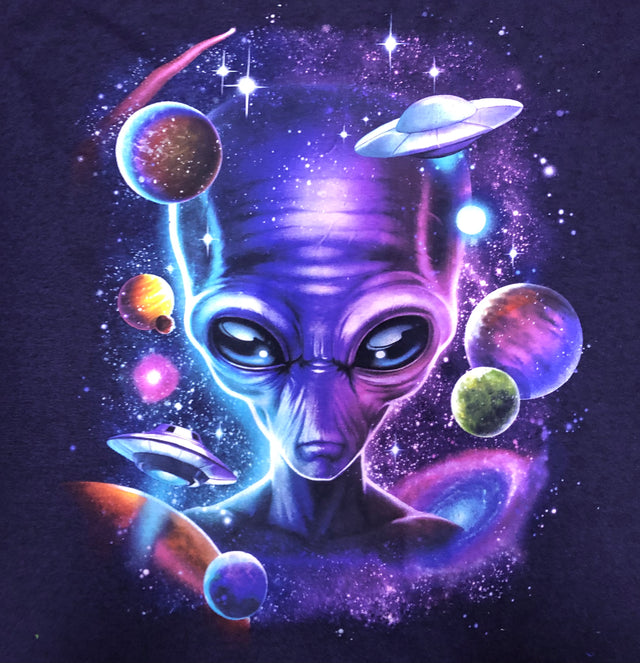 Y2K Alien Universe Shirt Large