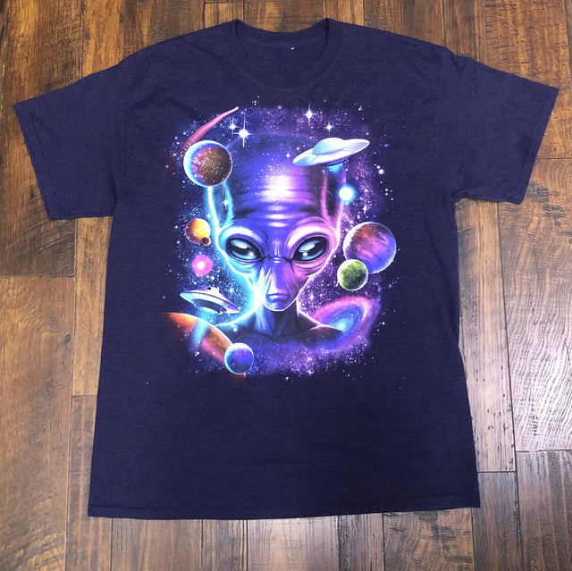 Y2K Alien Universe Shirt Large