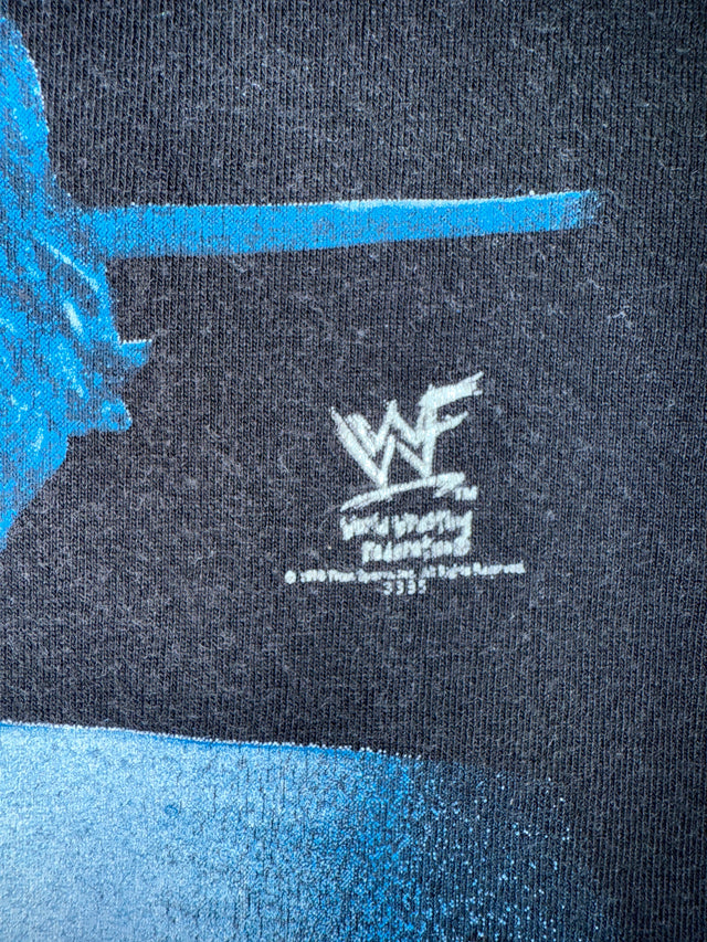 Vintage WWF Mankind “Talk to the Sock / Mr. Socko” Wrestling T-Shirt (90s, Size L)