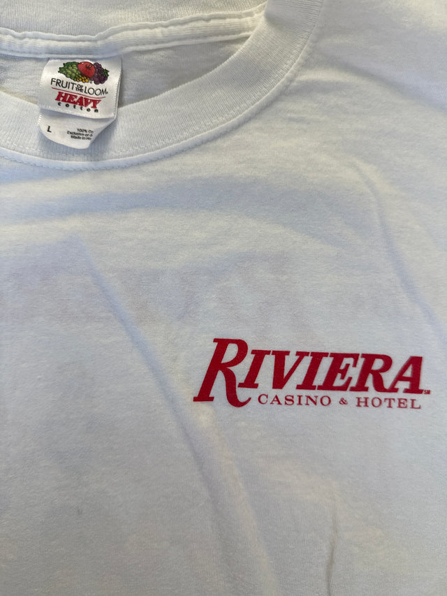 Vintage Riviera Casino Hotel Las Vegas “Crazy Girls 25th Anniversary” Promo T-Shirt