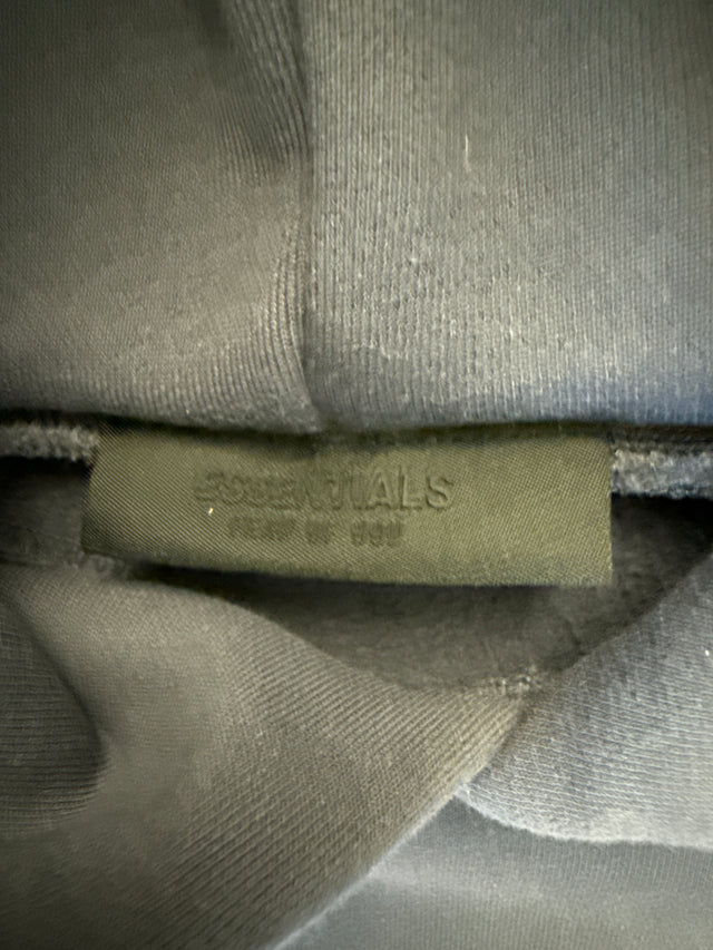 Fear of God Essentials Hoodie Navy Blue (Medium)