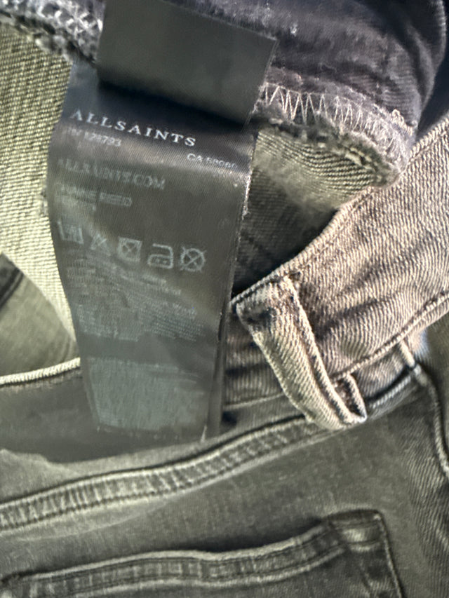 AllSaints Reed Slim Jeans – Grey Wash (W32)