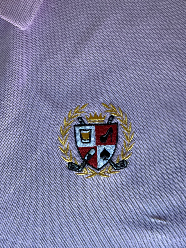 Local Authority Los Angeles Pink Crest Polo Shirt – Made in USA, Size L