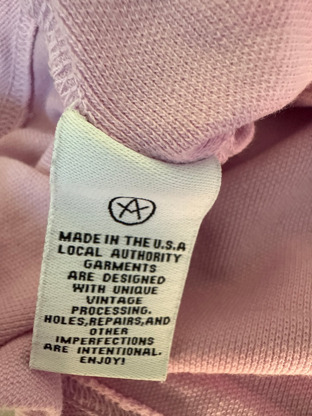 Local Authority Los Angeles Pink Crest Polo Shirt – Made in USA, Size L
