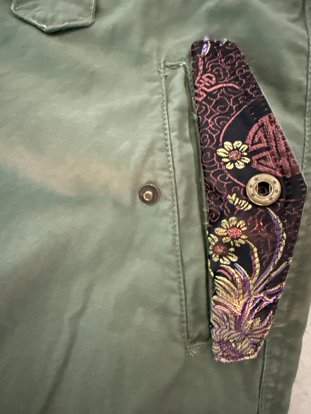 Dragonfly Cargo Pants Embroidered Dragon & Sword (34x32)