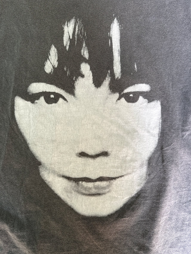 Vintage Björk Face Portrait T-Shirt Black, Size XL