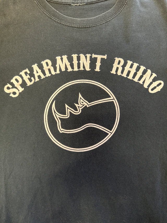 Vintage Y2K Spearmint Rhino Logo Tee Size M