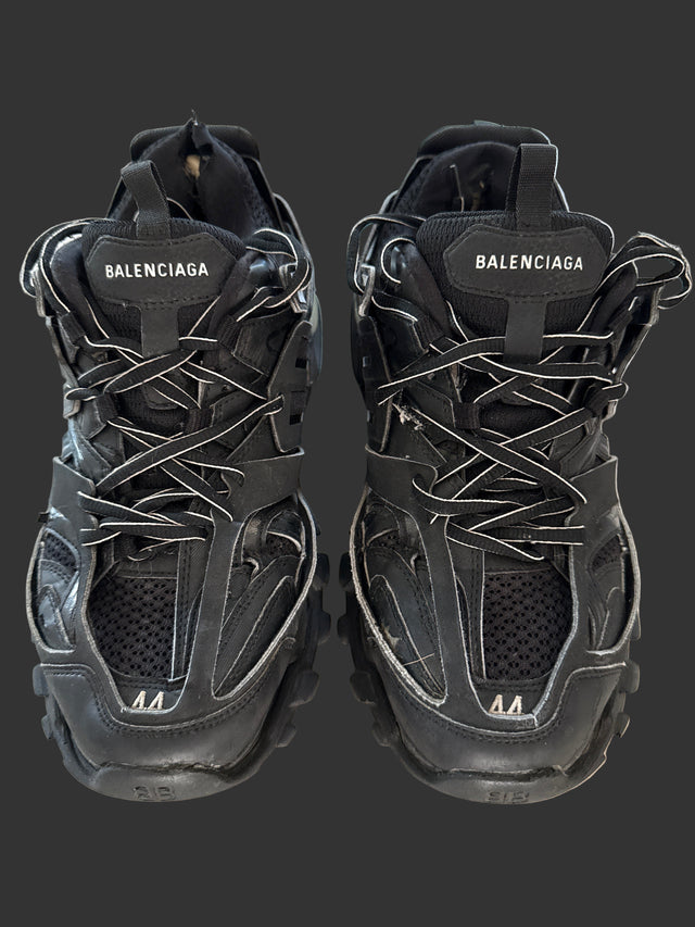 Balenciaga Track Sneakers Triple Black Size 44 11 USA (No Box