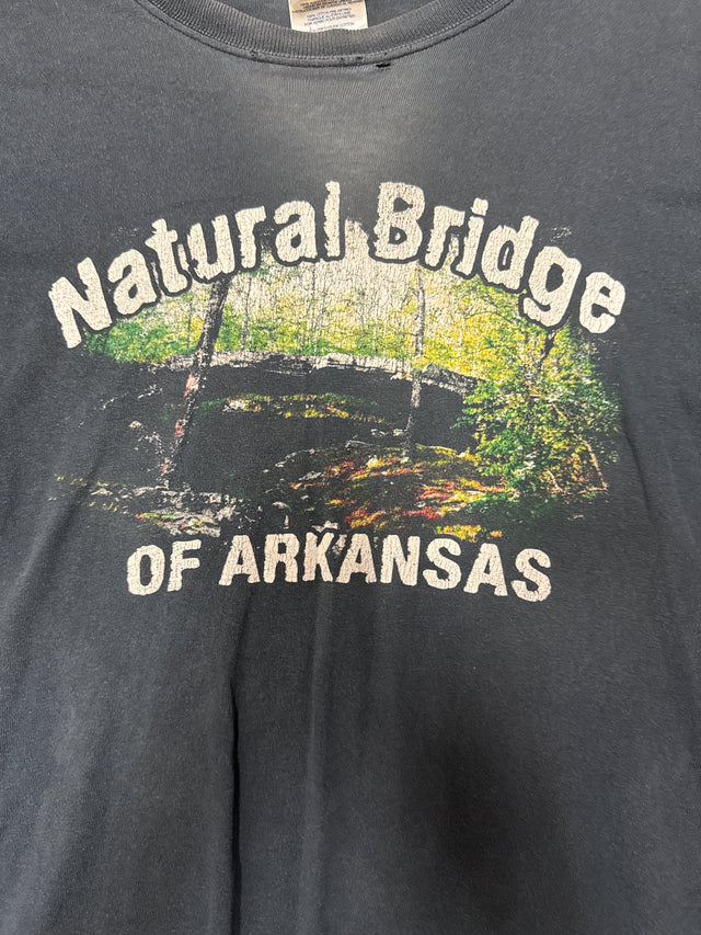 Vintage 90s Natural Bridge of Arkansas T-Shirt Made in USA Size L