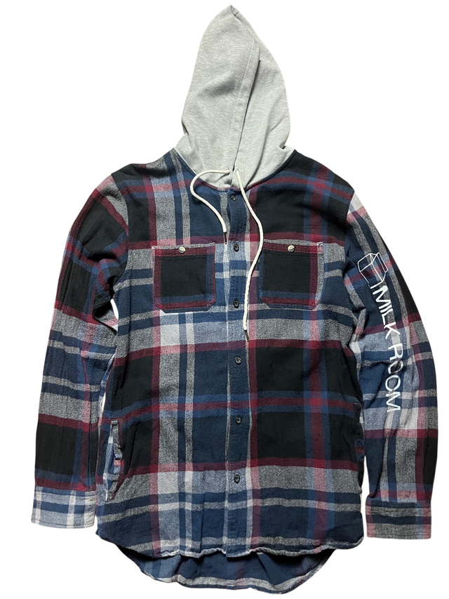 Milk Room Backstage Flannel Hoodie Size XL