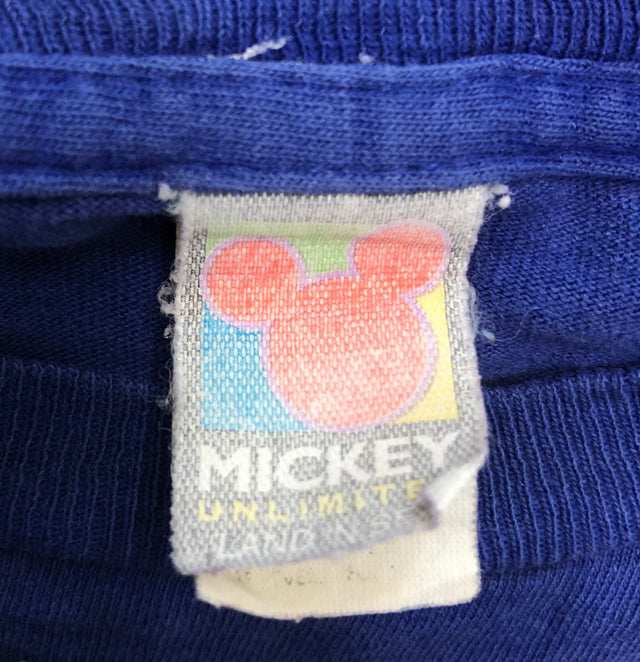 Vintage Disney Mikey Mouse Tee Blue