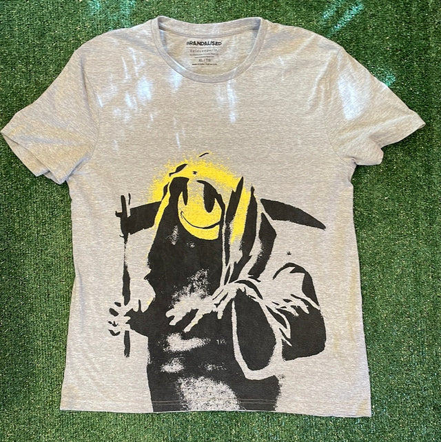 Brandalised Eleven Paris Banksy Art Bored To Death Reaper T-shirt