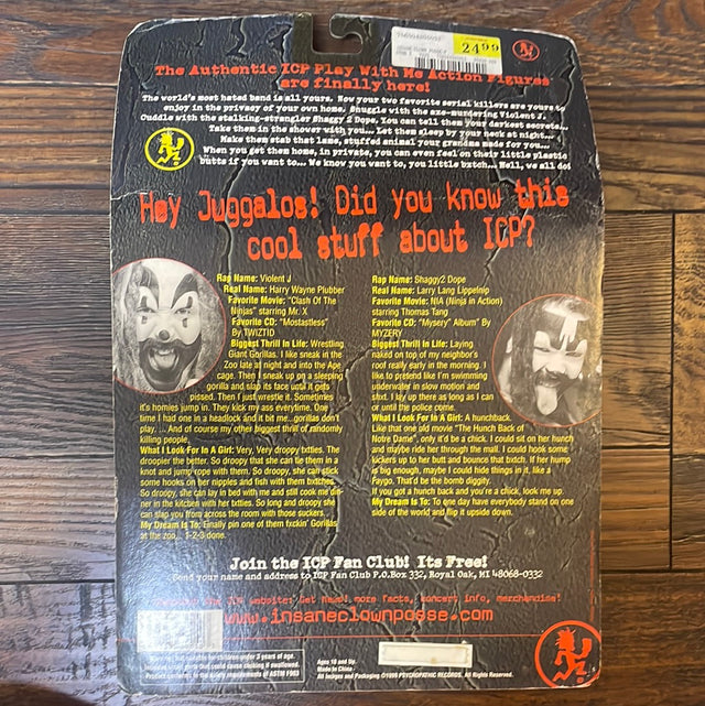 Vintage 1999 Insane Clown Posse Play with me Action Figures