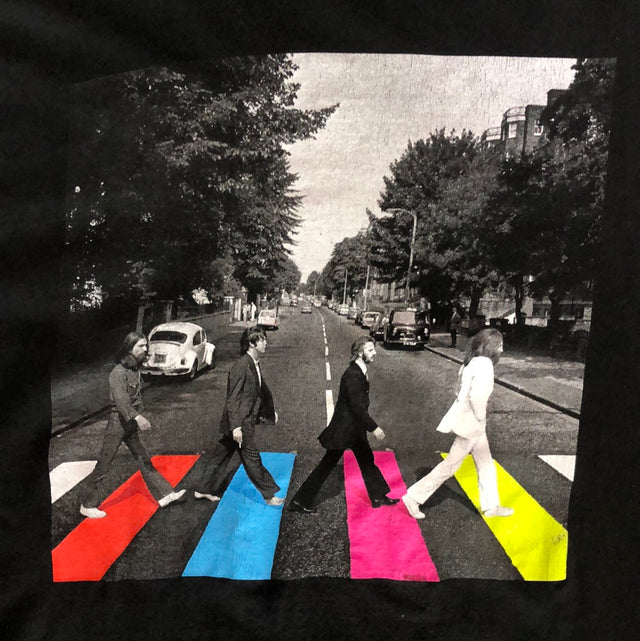 The Beatles Rainbow Road Tee M